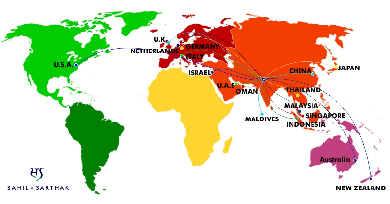 Sahil Sarthak World Export Map